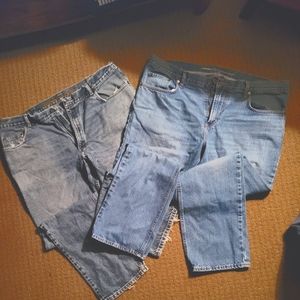 2 Pairs Men's Jeans Denver Hayes & Old Navy